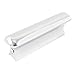 uxcell Stainless Steel Hawaii Electric Guitar Bass Lap Slide Bar Stick Silver Tone