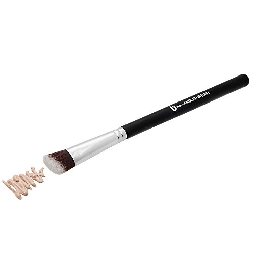 Blending Brush: Angled Makeup Brush Best for Precision Blending Eyeshadows (Small, Vegan) - Beauty Junkees