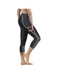 Mujer Neopreno Sauna Adelgazar Pantalones Caliente Térmico Sudor Body Shaper Capri para la pérdida de peso quemar grasa
