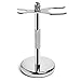 Magnus Chrome Razor and Brush Stand - The Perfect Shaving Razor and Brush Stand to Keep Your Brush Clean and Dry, 100% Satisfaction Guaranteed