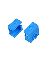Funda de silicona para calefactor de impresora 3D MK7 MK8 MK9, compatible con Creality CR 10,10S,S4,S5,Ender 3, ANET A8, 2 unidades
