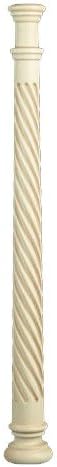 BrownWood 01070250AL1 Corinthian Twisted Island Column, Full, Alder