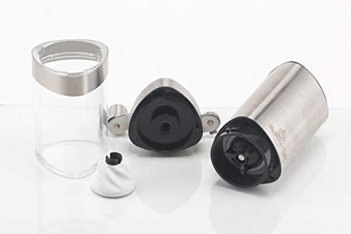 Maranello Caffé Manuelle Kaffeemühle, verstellbare Mahlung, konische Mahlung, Kaffeemühle für Französische Presse… – Bild 5