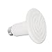 AIICIOO Reptile Heat Lamp Bulb -60W Ceramic Heat Emitter No Harm No Light Infrared Heater Lamp for Lizard Aquarium Snake Pet Brooder 110V,White primary