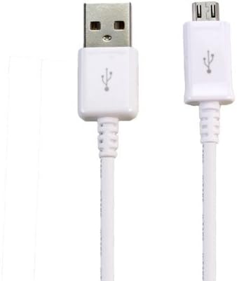 FULL Power Samsung Galaxy Note 10.1 2014 Edition Tablet Charging Micro-USB Data Cable's Dual Chipset can charge up to 4.2A/4200mah speeds! (White)