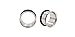 Urban Body Jewelry Pair of (17mm) Gauge 316L Stainless Steel Single Flared Tunnel Plugs (STL042)