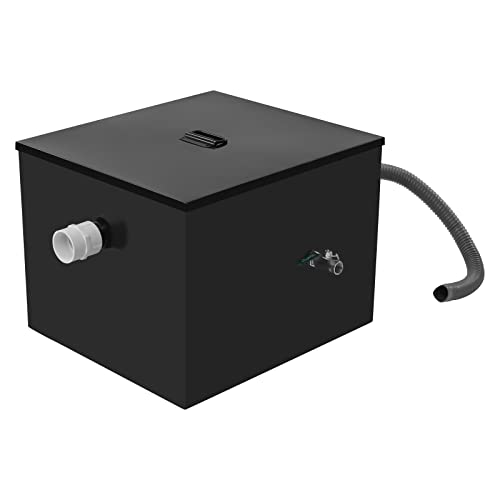 Commercial Grease Interceptor Trap Set 20 lbs Stainless Steel OilWater