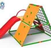 Eezy peezy TM500 Monkey Bars with Top - Red44; Green &amp; Yellow