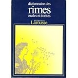 Dictionnaire des rimes orales et ecrites by