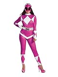 Disguise Women's Plus Size Pink Ranger Adult Costume, XL (18-20)