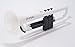 pBone Jiggs pTrumpet Plastic Trumpet w/Gig Bag and 3C and 5C Mouthpieces, White, (PTRUMPET1W)