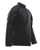 TRU-SPEC Men's Tru 1/4 Zip Winter Combat Shirt, Medium, Black