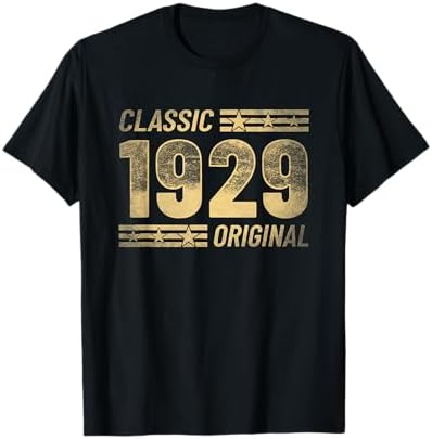 Amazon.com: Classic 1929 Original Shirt Vintage 1929 T-Shirt