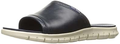 Amazon.com | Cole Haan Men's Zerogrand Strap Slide Sandal, Marine Blue/Ivory 8 M US | Sandals