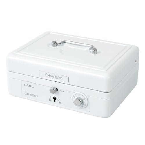 カール事務器(CARL) そとレジ 手提げ金庫 キャッシュボックス A6 ホワイト CB-8250-W商品画像