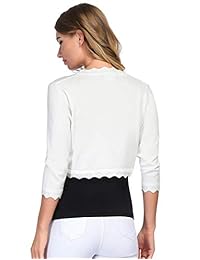 KANCY KOLE - Cárdigan de manga 3 4 para mujer