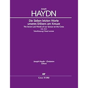 Die sieben letzten Worte unseres Erlösers am Kreuze (Vokalfassung – Klavierauszug): Hob. XX:2, 1796