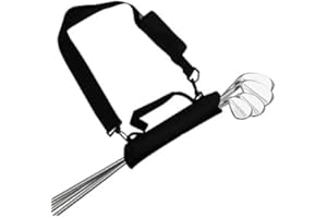 Scott Edward Foldable Golf Club Carry Bag, Portable Sunday Pencil Bag, Lightweight Waterproof Training Case, Holds 7-12 Clubs