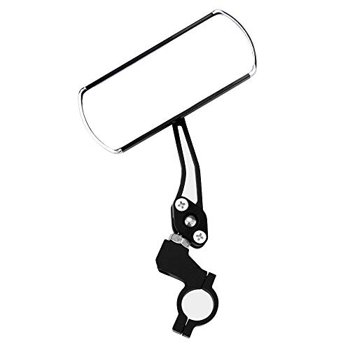 USHOT Bicycle Accessories, 2× Aluminum Bike Mirror MTB Bicycle Adjustable Rearview Handlebar End Rear Back