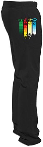 Wensady The Last Legend Airbender Men's Fitness Fleece Lounge Jogger Black Size XXL