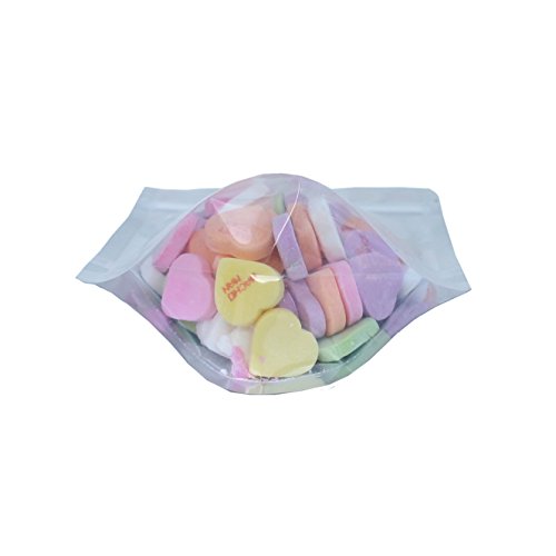 AwePackage 50 Pack of 6"x9" Airtight Zipper Stand Up Pouch Bag - Clear Front Aluminum Foil Back Heat Sealable Zip Lock - Thumbnail 2