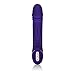 CalExotics Jack Signature Silicone Thrusting Rabbit, Waterproof Vibe Sex Toys for Couples, Luxury Adult Hands Free G Spot Massager, Purple, 5.25