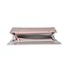 BUBM PU Leather Portable Travel Bag for Dyson Supersonic HD01 Hair Dryer,Fashion Zipper Moistureproof Anti-scratch Dustproof Shockproof Protection Organizer Travel Storage Case (Pink)