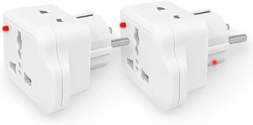 سعر ECVV [2 Pack] Travel Adapter for Saudi Arabia/US/UK/Japan/China ...