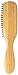 Bass Deluxe Oval 100% Wild Boar Bristles Extra Firm Wood Handle