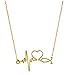 SXNK7 Stainless Steel Gold Silver Heartbeat Cardiogram ECG Pendant Stethoscope Chokers Necklace