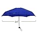 Ke.movan Travel Compact Umbrella Mini Sun Umbrella Ultra Light Parasol - Fits Men & Women (Ver 1.-Royal Blue