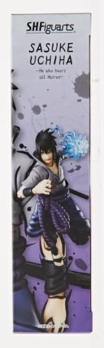 TAMASHII NATIONS - Naruto Shippuden - Sasuke Uchiha -He Who Bears All Hatred, Bandai Spirits S.H.Figuarts Action Figure