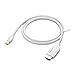 Cable Matters Mini DisplayPort to HDTV Cable in White 3 Feet - Thunderbolt and Thunderbolt 2 Port Compatible