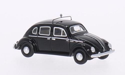 Rometsch beetle (VW), black, taxi, 1953, Model Car, Ready-made, BoS-Models 1:87