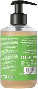 Urtekram Liquid Hand Soap Aloe Vera Orange Fragrance Moisturizing 380ml view 2