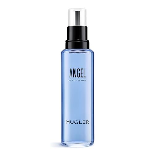 MUGLER Angel Eau de Parfum Nachfüllflakon, Damen-Parfum, Amberartiger Gourmand-Duft, Faszinierendes Duftspray, 100 ml Refill