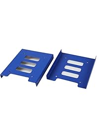 Hymeca - Soporte de montaje SSD para disco duro de 2,5 a 3,5 pulgadas, adaptador de disco duro de 2,5 a 3,5 pulgadas, adaptador de soporte de montaje