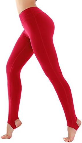 Deriving heliconia Women's High Waist Stirrup Yoga Running Gym Pants Leggings