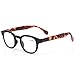 Kerecsen Reading Glasses Fashion Men and Women Readers Spring Hinge with Pattern Design Eyeglasses for Reading (5 Pack Mix Color, 1.5)