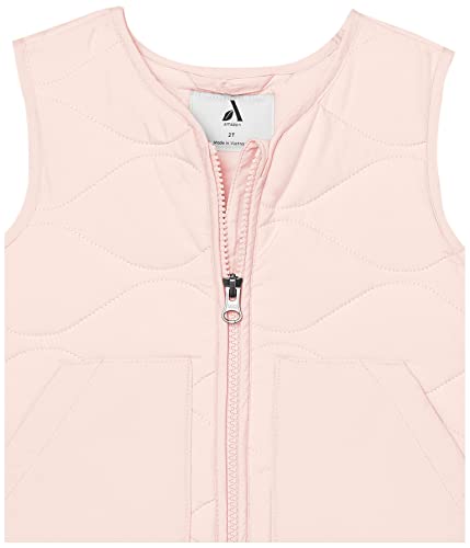 AMAZON ESSENTIALS UNISEX KIDS’ RECYCLED POLYESTER PUFFER VEST (PREVIOUSLY AMAZON AWARE), LIGHT PINK, LARGE