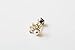 Dainty 5 Cz Pearl Tragus Earring,11p-01517 ((gold)