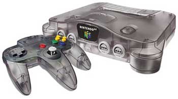 Nintendo 64 System - Video Game Console - Smoke