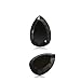 Mysticdrop 56.34 Cts of 29.85x20.06x10.45 mm GIA Certified AAA Pear Modified Brilliant (1 pc) Loose Natural Fancy Black Diamond
