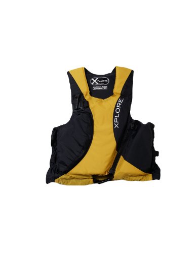Xplore Hydraulic Paddling PFD Vest, USCG Approved (Yellow, Large)