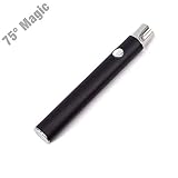 75° Magic Oil Pen Battery Variable Voltage - 900 mAh Double Capacity (Black)