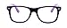 Outray Unisex Retro 80' Clear Lens Glasses 2231C4 Purple