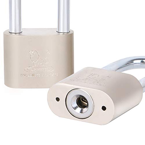 Locks with Keys 2 Pack, Katfort 19/16inch(40mm) Padlock with 4 Keys