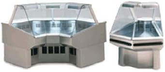 Federal Industries Market Series Refrigerated Deli Outside 90° Corner Case, 71-1/2"W x 47-3/4"D x 48”H, Stainless Steel Interior & Exterior Finish