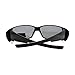 SA106 Womens Rhinestone Rectangular Polarized Fit Over Glasses Sunglasses (All Black, 57)
