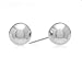 NYC Sterling Silver Stud Earrings Silver Ball Earrings for Women Elegant and Modern Earrings 3mm-10mm Women Studs Ideal for Everyday Wear, Special Occasions